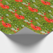 Sluiting van papaver cadeaupapier (Hoek)