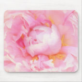 Sluiting van Pink Peony Mousepad Muismat (Voorkant)