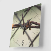 Sluiting van prikkeldraad vierkante klok (Hoek)