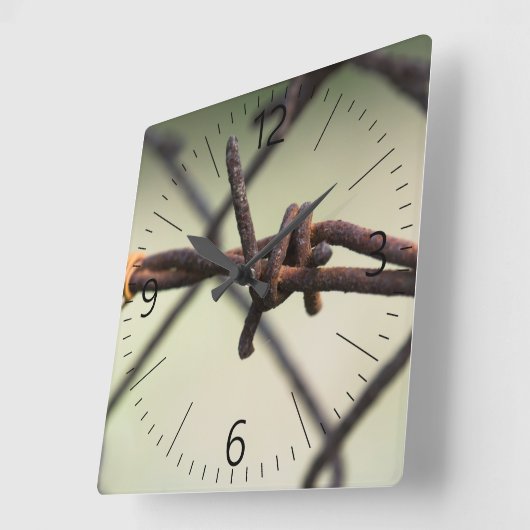 Sluiting van prikkeldraad vierkante klok (Hoek)