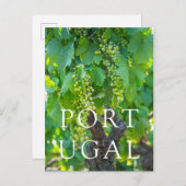 Sluiting van rijpende druiven briefkaart (Voorkant / Achterkant)