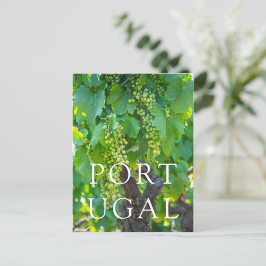 Sluiting van rijpende druiven briefkaart (Staand voorkant)