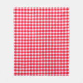 Sluiting van rode ingewanden, tableclothtextuur fleece deken (Voorkant)
