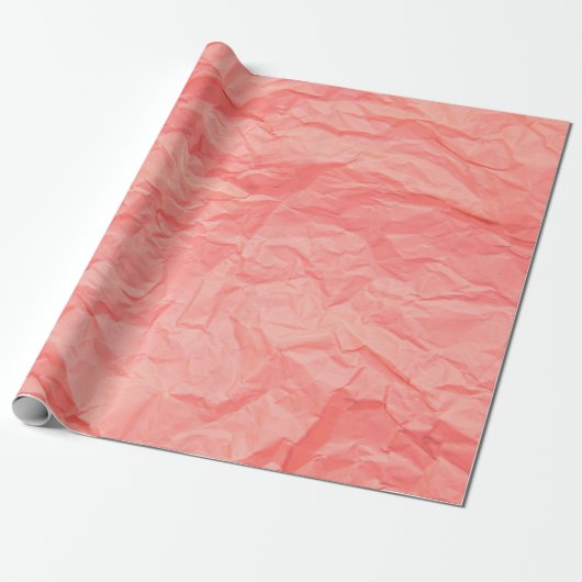 Sluiting van roze kreukjes oud met papier p (Uitgerold)