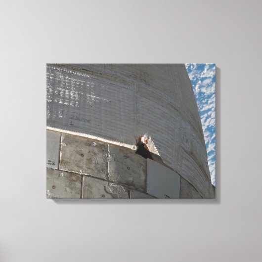 Sluiting van Space Shuttle Atlantis Canvas Afdruk (Voorkant)