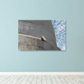 Sluiting van Space Shuttle Atlantis Canvas Afdruk (Insitu (Houten vloer))