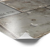 Sluiting van Space Shuttle Atlantis Foto Afdruk (Hoek)