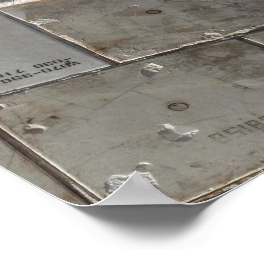 Sluiting van Space Shuttle Atlantis Poster (Hoek)