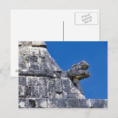 Sluiting van stenen die een oude Mayaan maken Briefkaart (Voorkant / Achterkant)