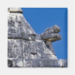 Sluiting van stenen die een oude Mayaan maken Magneet