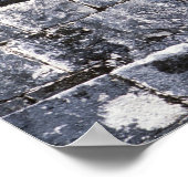 Sluiting van stenen die een oude Mayaan maken Poster (Hoek)