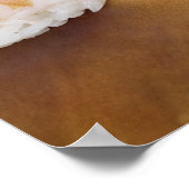 Sluiting van sushi op een tafel poster (Hoek)