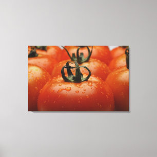 Sluiting van tomaten 2 canvas afdruk