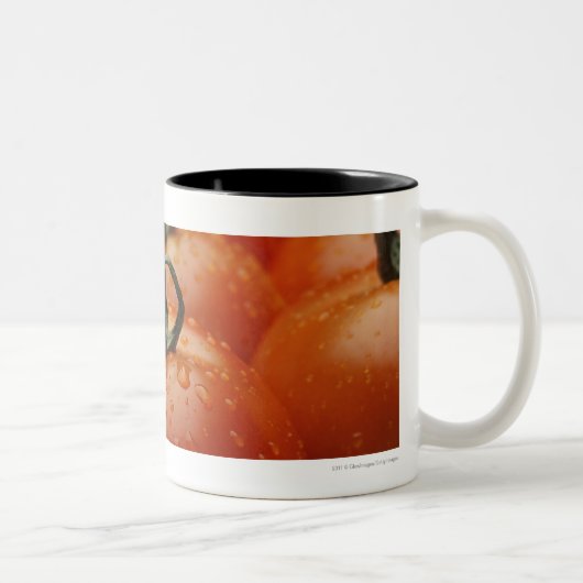 Sluiting van tomaten 2 tweekleurige koffiemok (Rechts)