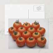 Sluiting van tomaten briefkaart (Voorkant / Achterkant)