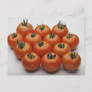 Sluiting van tomaten briefkaart