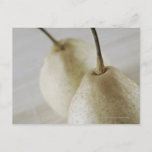 Sluiting van twee peren briefkaart