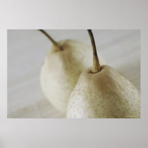 Sluiting van twee peren poster