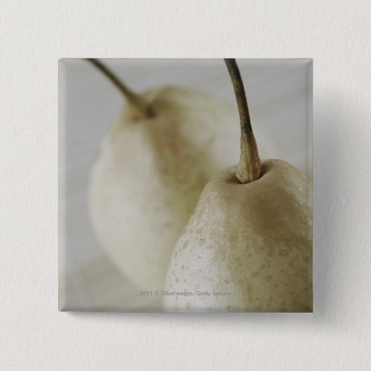 Sluiting van twee peren vierkante button 5,1 cm (Voorkant)