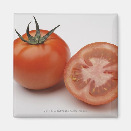 Sluiting van twee tomaten magneet (Voorkant)