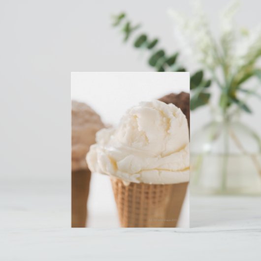 Sluiting van verschillende ijsjes briefkaart (Staand voorkant)