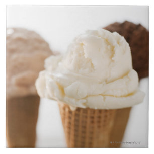 Sluiting van verschillende ijsjes tegeltje