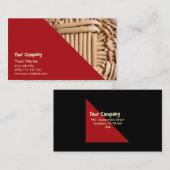 Sluiting van wasmand visitekaartje (Voorkant / Achterkant)