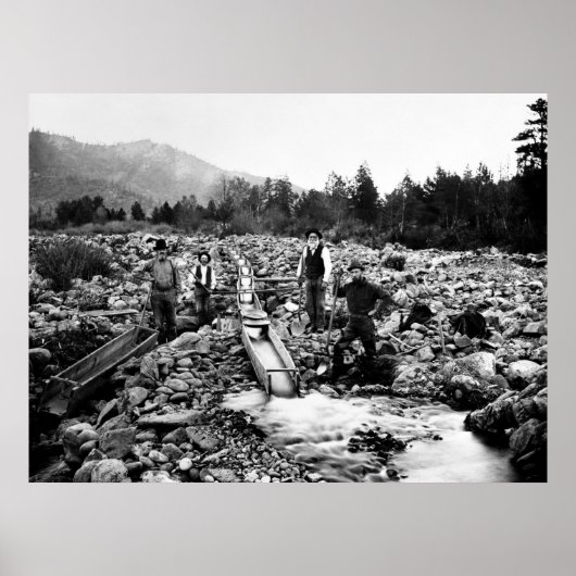 SLUITING VOOR GOLD c. 1890 Poster (Voorkant)