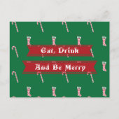 Sluitingen en snoeprietkerstmis briefkaart (Voorkant)