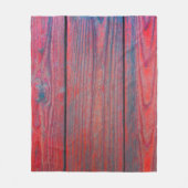 Sluitingen van oude houten planktextuur backgronda fleece deken (Voorkant)