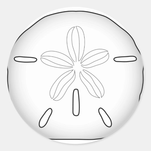 Sluitingen voor enveloppen in dollars ronde sticker (Voorkant)