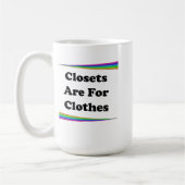 Sluitingen zijn voor kleding koffiemok (Links)