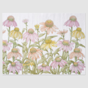 Sluitkoekbloemen Watercolor Botanische Kunst Tissuepapier