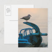Sluitringen op de ankerplaats van het schip | Chos Briefkaart (Voorkant / Achterkant)