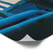 Sluitringen op de ankerplaats van het schip | Chos Poster (Hoek)