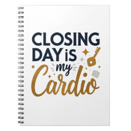 Sluitsdag Is Mijn Cardio Makelaar Cadeau Notitieboek