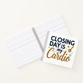 Sluitsdag Is Mijn Cardio Makelaar Cadeau Notitieboek (Binnen)