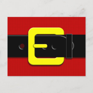 Sluitsluiting voor kerstgordel feestdagenkaart