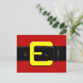 Sluitsluiting voor kerstgordel feestdagenkaart (Staand voorkant)