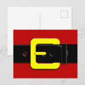 Sluitsluiting voor kerstgordel feestdagenkaart (Voorkant / Achterkant)