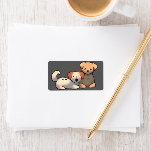 Sluitstickers puppy’s  etiket (Insitu)