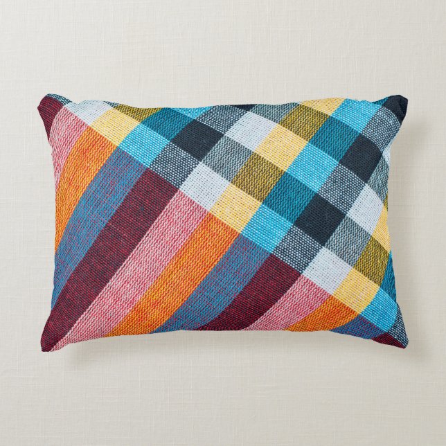 Sluitstructuur van textiel, lendeltje met Thaise s Accent Kussen (Voorkant)