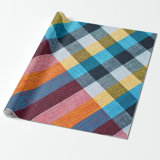 Sluitstructuur van textiel, lendeltje met Thaise s Cadeaupapier (Uitgerold)