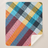 Sluitstructuur van textiel, lendeltje met Thaise s Sherpa Deken (Voorkant)