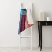 Sluitstructuur van textiel, lendeltje met Thaise s Sherpa Deken (In situ)