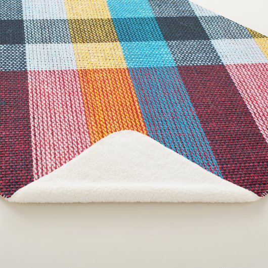 Sluitstructuur van textiel, lendeltje met Thaise s Sherpa Deken (3/4)