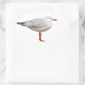 Sluitvormig grafisch ontwerp ovale sticker (Tas)