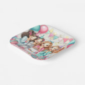 Slumber Birthday Pajama Party Paper Bord (Gebogen)