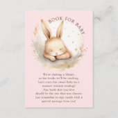 Slumber Bunny Boek voor Baby Informatiekaartje (Voorkant)