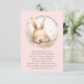 Slumber Bunny Boek voor Baby Informatiekaartje (Staand voorkant)